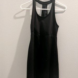 Gap fit tennis dress racer back tank Pure Black extra small